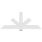 Ekena Millwork Kennewick Architectural Grade PVC Gable Bracket, 72"W x 30"H x 2"D x 6"F, 10/12 Pitch GBP072X30X0206KEN00 - alternate 2